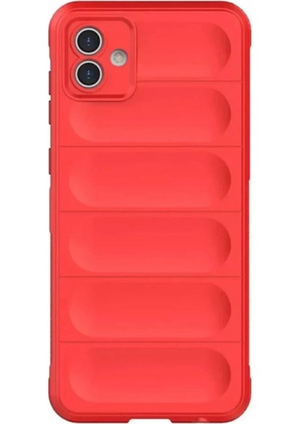 Samsung Galaxy A06 Kılıf Optimum Silikon - Kırmızı