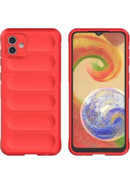 Samsung Galaxy A06 Kılıf Optimum Silikon - Kırmızı modelleri