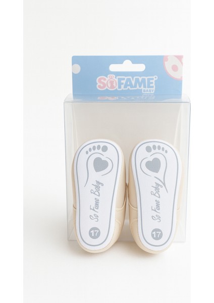 Krem Bağcıklı Makosen Bebek Ayakkabı 17 Numara modelleri