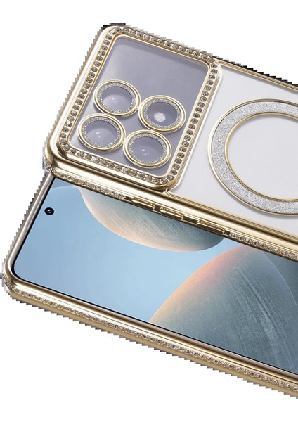 Xiaomi Poco X6 Pro Joke Simli Magneticsafe Kılıf - GOLD-(5796) - F183K199-U78183 fiyatları