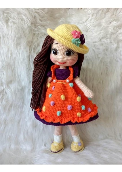 Sarı Şapkalı Çitlembik Bebek Amigurumi Organik Oyuncak fiyatları