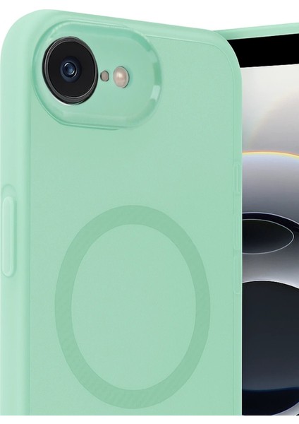 iPhone 16E Kılıf Maya Karbon Kapak - Koyu YEŞIL-(5796) - F165K250-U86165 modelleri