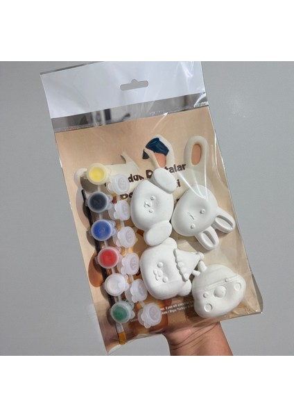 100 Adet Karışık Çocuk ve Yetişkin Boyama Setleri | 10 Adet 6'lı Akrilik Boya, 10 Adet Fırçalı Taş Hobi Kiti | Çocuk Oyunu | Çocuk Hobi | Yetişkin Hobi | Taş Boyama Seti | Aktivite Seti modelleri