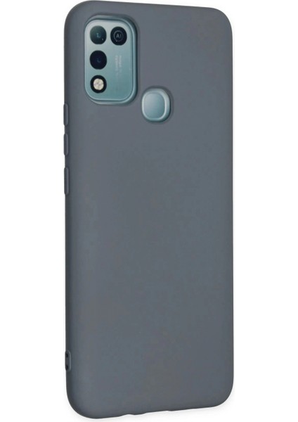 Infinix Hot 10 Play Kılıf Nano Içi Kadife Silikon - Gri fiyatları