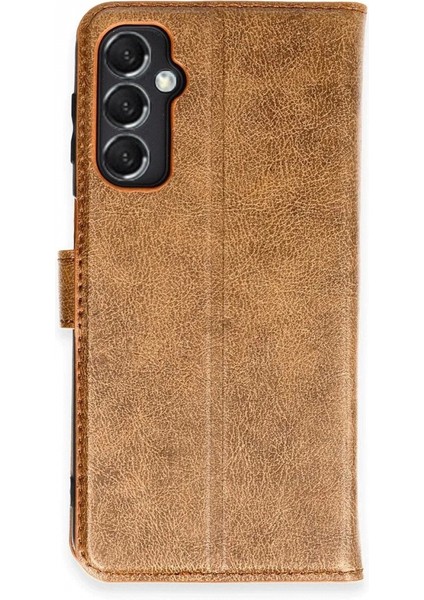 Samsung Galaxy M34 5g Kılıf Trend S Plus Kapaklı Kılıf - Taba