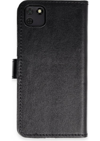 Huawei Y5P Kılıf Trend S Plus Kapaklı Kılıf - Siyah
