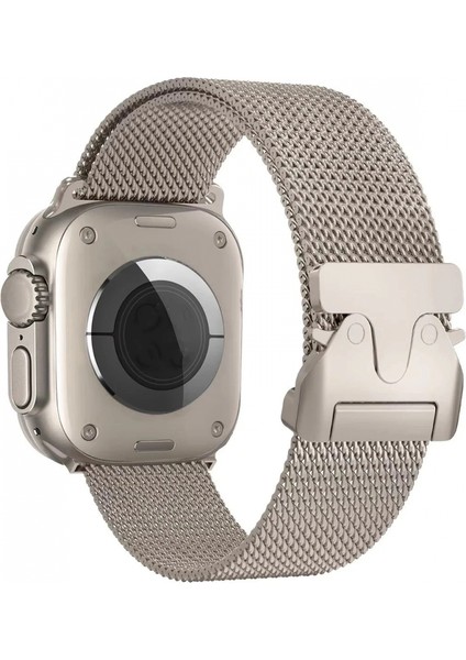 Apple Watch 42MM Milano Metal Kordon - Titan Gri