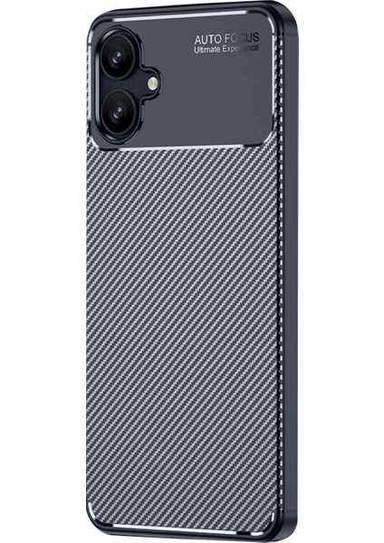 Samsung Galaxy A06 Kılıf Auto Focus Karbon Kapak - Lacivert fiyatları