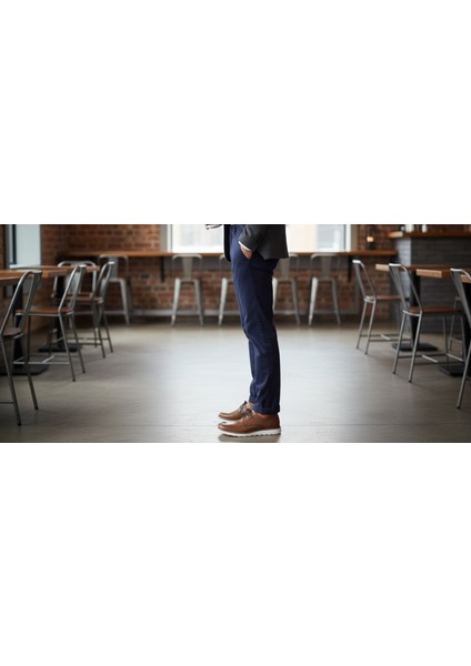 GR0429 Hakiki Deri Bağcıklı Taba Renk Beyaz Eva Taban Spor Klasik Ayakkabı fiyatları