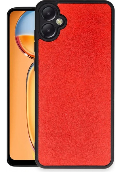 Samsung Galaxy A06 Kılıf Aras Deri Kapak - Kırmızı