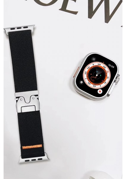 Apple Watch 42MM Forest Kumaş Kordon - Siyah fiyatları