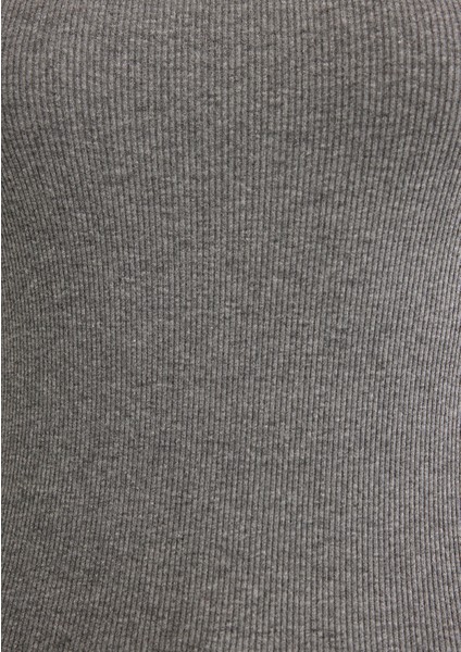 Halter Yaka Gri Basic Atlet 1612462-83096