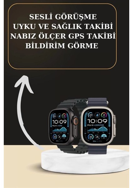 Akıllı Saat Sesli Görüşme Titreşimli Gps Bağlantısı Müzik Dinleme Sosyal Medya Bildirimleri