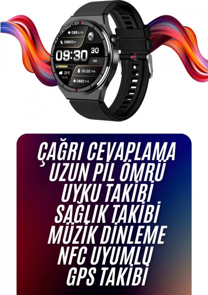 Amoled Ekran Akıllı Saat Üç Kordonlu Ios Android Uyumlu fiyatları