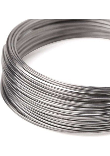 Galvanizli Tel - 0,8mm - 10 Metre - El Işi, Bahçe, Takı, Taç modelleri
