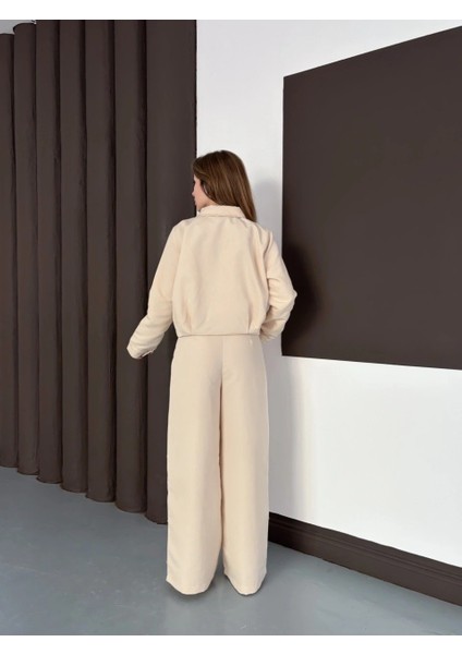 Trenç Takım Alt Üst Bej Ons modelleri