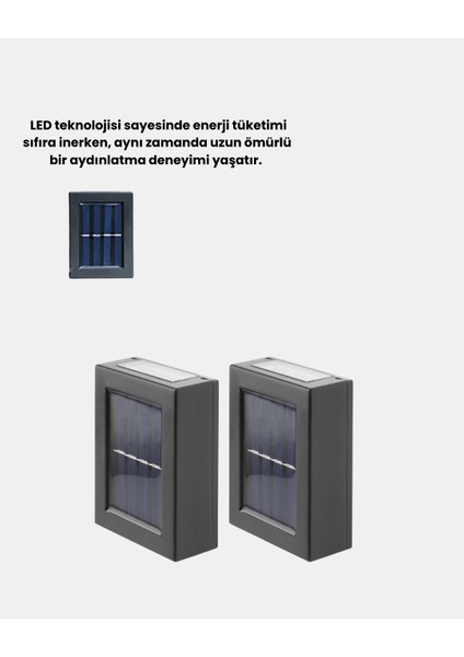 Dayanıklı Solar Aplik Hava Koşullarına Dayanıklı Dış Mekan Işığı - MCT3521-8499 fırsatları