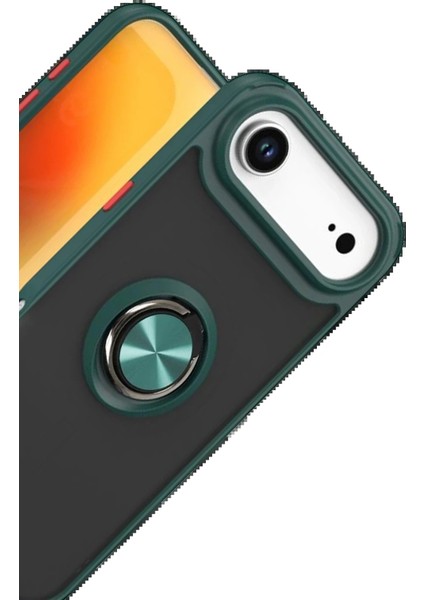 Apple iPhone 17 Air Montreal Yüzüklü Silikon Kapak - YEŞIL-(5796) - MCT6272-6899 fiyatları