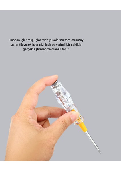 110-220V Elektrik Test Kalemi Korozyona Dayanıklı Nikel Kaplamalı - MCT6475-2035 indirimleri