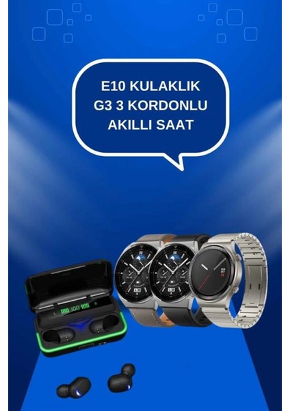 Yeni Nesil Akıllı Saat Ve Bluetooth Kulaklık Titreşim Bildirimleri Uyku Takibi indirimleri