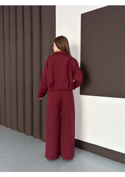 Trenç Takım Alt Üst Bordo Ons modelleri