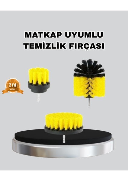 3 Parça Matkap Fırça Temizlik Seti – Her Yüzey Için Güçlü ve Pratik Çöz - MCT1680-1564