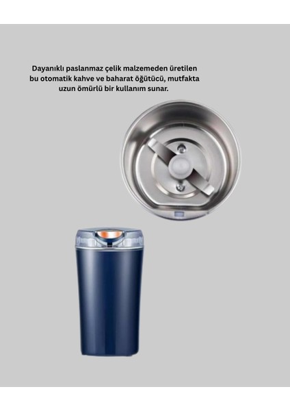 Paslanmaz Çelik Otomatik Öğütücü Kolay Temizlenebilir Yedek Bıçaklı - MCT9845-9886 indirimleri