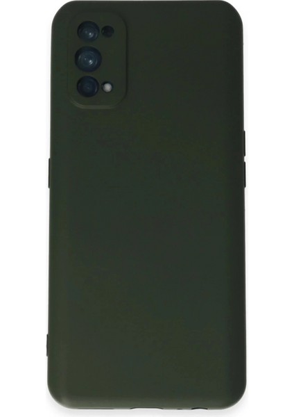 Realme 7 Pro Kılıf Nano Içi Kadife Silikon - Koyu Yeşil