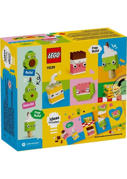 11039 LEGO Classic Yaratıcı Yiyecek Arkadaşlar 150 Parça +4 Yaş