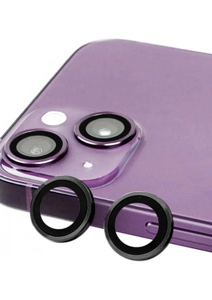 iPhone 13 Mini Raze Metal Kamera Lens - Siyah