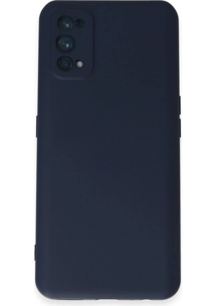 Realme 7 Pro Kılıf Nano Içi Kadife Silikon - Lacivert
