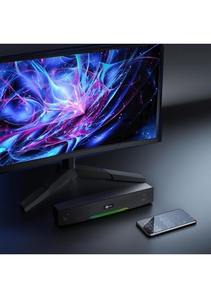 Lecoo DS109 Bluetooth/aux/tf Kart/usb 10W Soundbar Taşınabilir Stereo Masaüstü Tv Hoparlör indirimleri