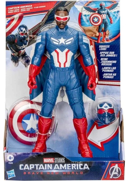Bfs F9298 Captain America Brave New World Flight Mode Aksiyon Figürü 30 cm indirimleri