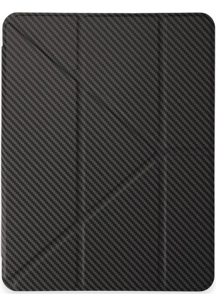 iPad Pro 11 (2024) Kılıf Color Karbon Tablet Kılıfı - Koyu Gri