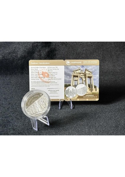 Afrodisias Antik Kentler Serisi No:16 925 Ayar Gümüş Hatıra Sikkesi indirimleri