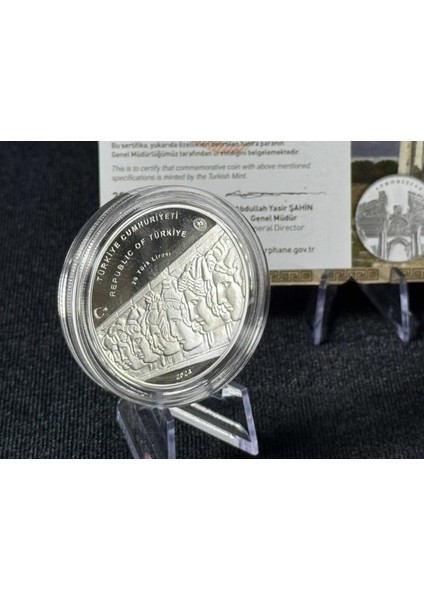 Afrodisias Antik Kentler Serisi No:16 925 Ayar Gümüş Hatıra Sikkesi