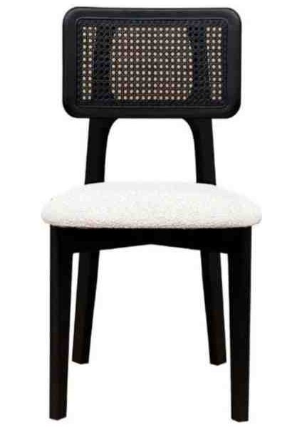 Ahşap Hazeranlı Sandalye,Doğal Hasır