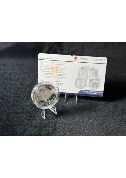 Istanbul Teknik Üniversitesi 250. Yıl Gümüş Hatıra Sikkesi