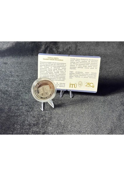 Istanbul Teknik Üniversitesi 250. Yıl Gümüş Hatıra Sikkesi modelleri