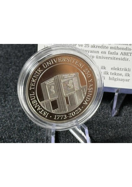 Istanbul Teknik Üniversitesi 250. Yıl Gümüş Hatıra Sikkesi indirimleri