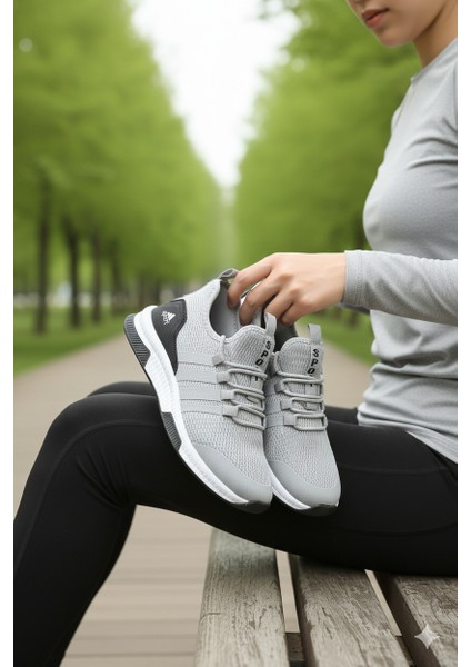 AWIX Ortopedik Unisex Nefes Alan Hafif Spor Yürüyüş Ayakkabı - Gri fiyatları