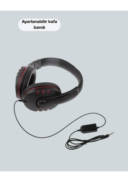 Bfs Kırmızı Oyuncu Kulaklığı Bilgisayar Uyumlu Stereo Yüksek Ses Kaliteli modelleri