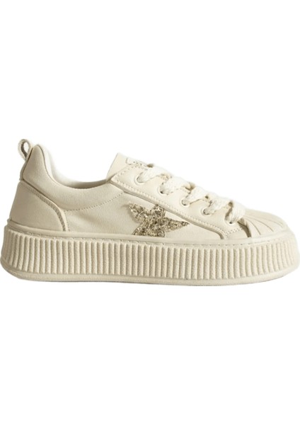 Star Rahat Ergonomik Premium Kadın Sneaker Ten