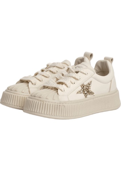 Star Rahat Ergonomik Premium Kadın Sneaker Ten