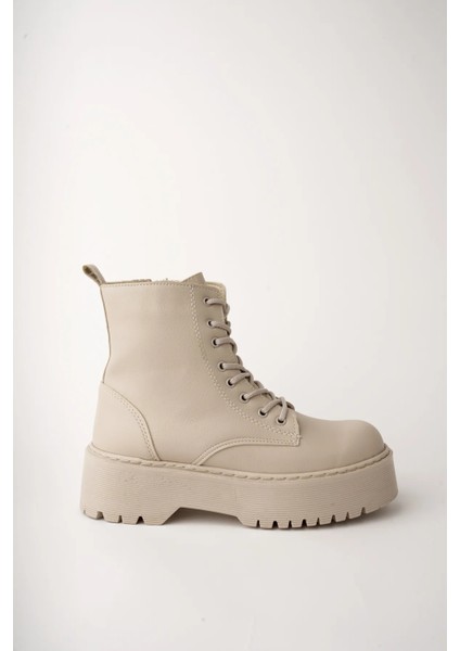 Kiruna Kalın Topuk Fermuarlı Su Geçirmez Kadın Bot