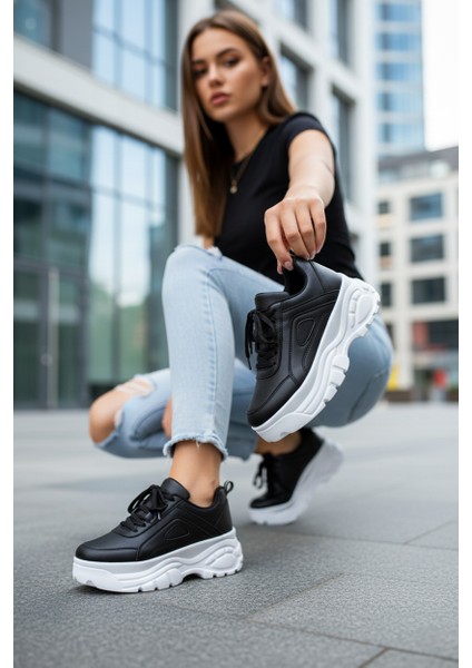 Yüksek Tabanlı Kadın Spor Ayakkabı 6 cm fırsatları