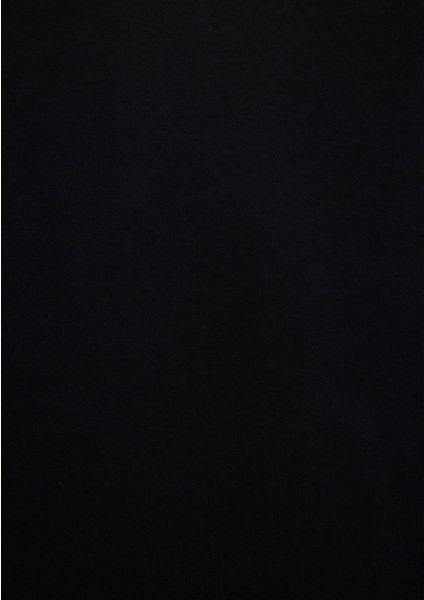 Siyah Basic Interlok Tişört 1613820-900