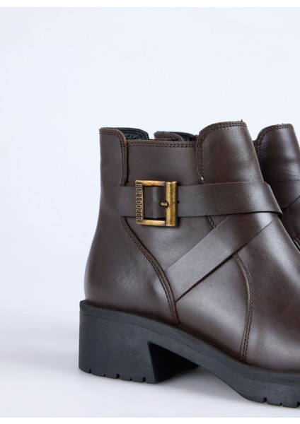 Deri Kahve Kadın Bot BUL-260562 indirimleri