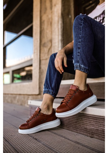 Bull Bağcıklı Tarz Erkek Rahat Taba Sneaker fırsatları