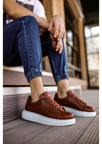 Bull Bağcıklı Tarz Erkek Rahat Taba Sneaker indirimleri